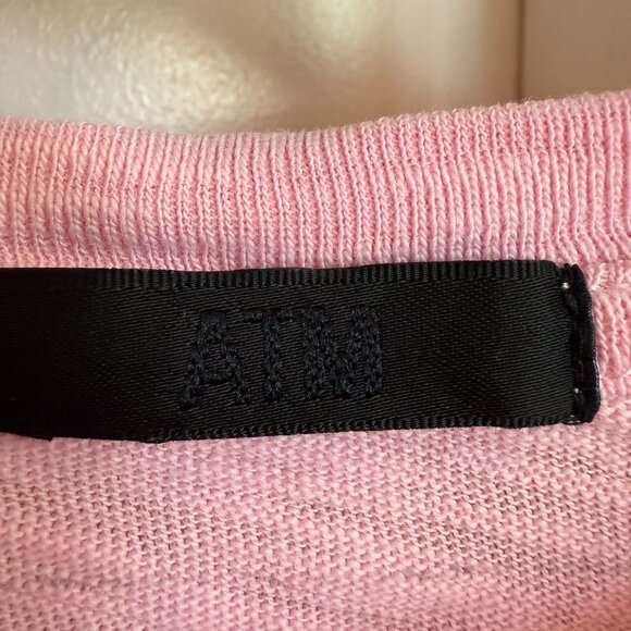 ATM Anthony Thomas Melillo Women's Schoolboy Slub Tee 100% Cotton NWOT - Picture 3 of 5